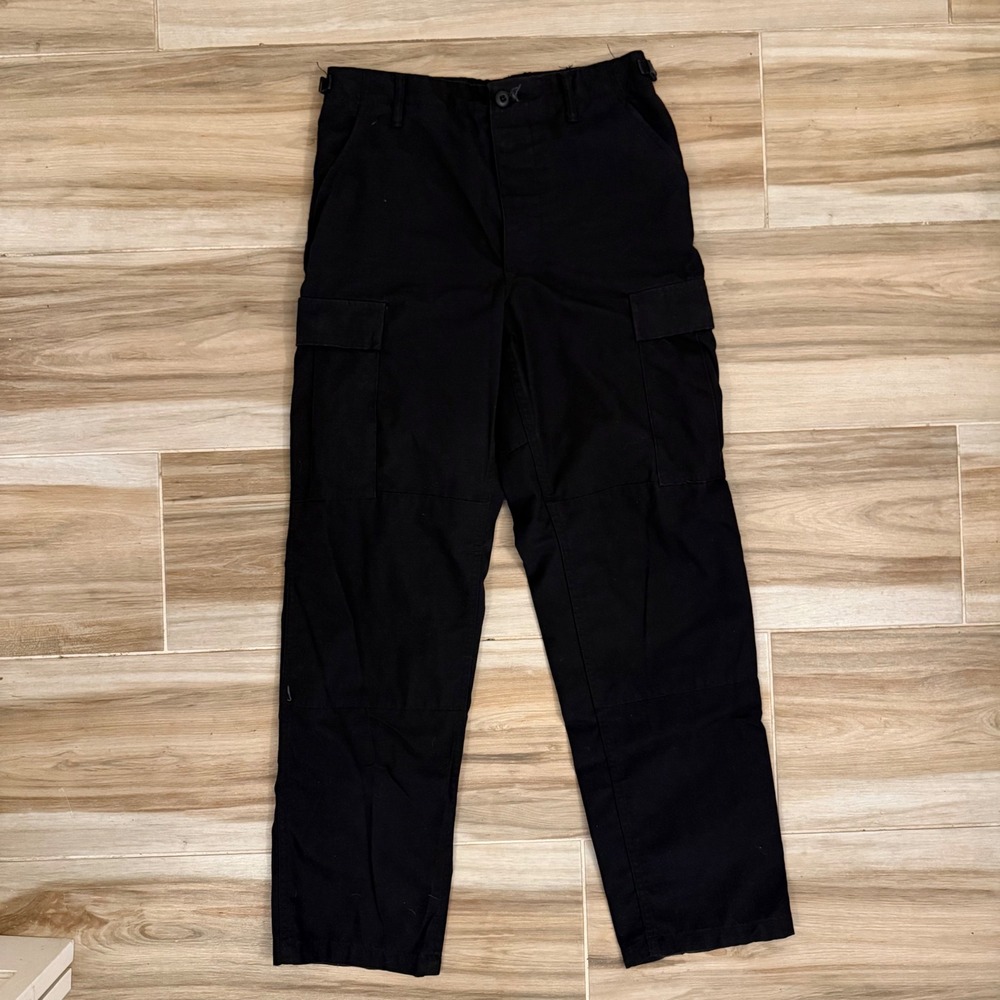 Propper Mens Black Tactical Cargo‎ Pants BDU Ripstop F5201 Small Regular S/R